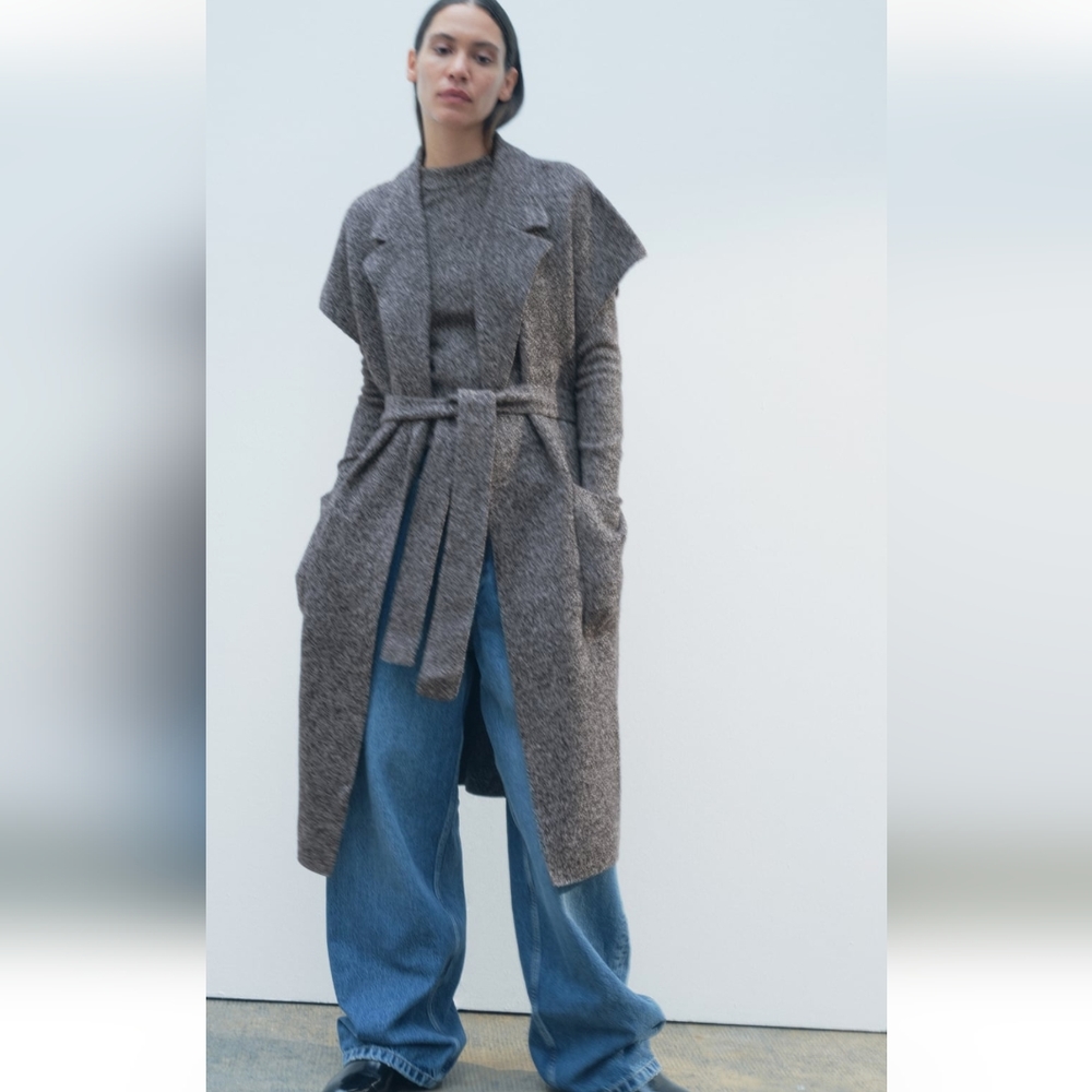 🆕 zara • sweater cardigan coat
